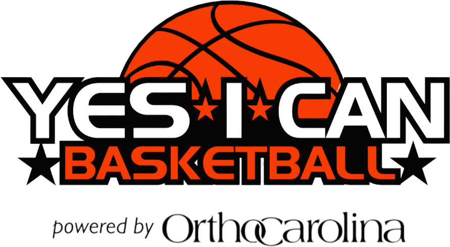 2025 Yes I Can Basketball Orthocarolina Logo PNG